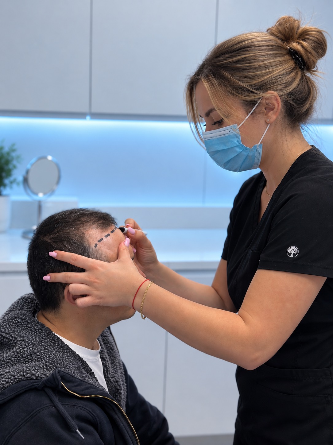 DHI versus FUE hair transplant comparison at Nova Medical Tennessee