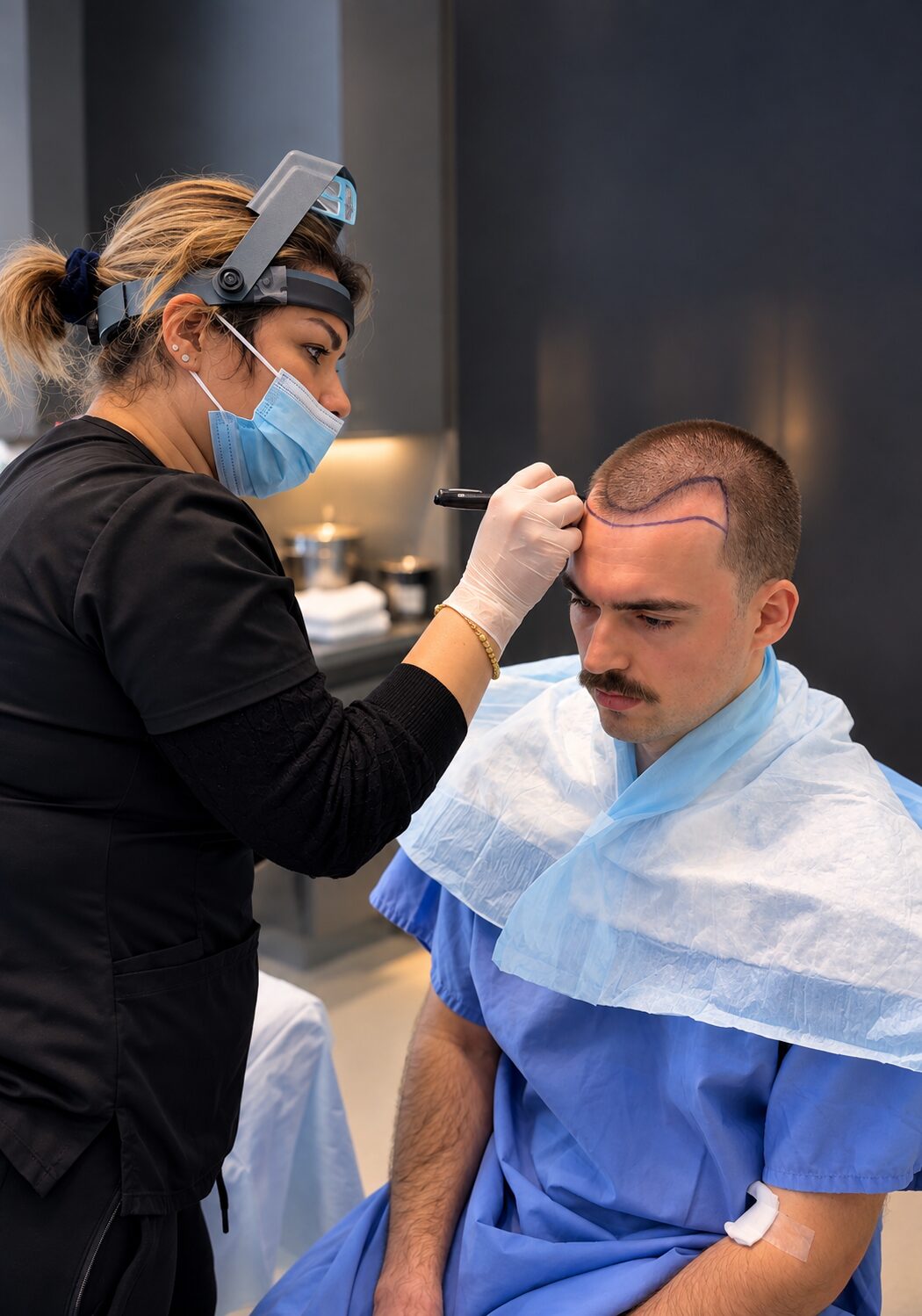Hair restoration consultation at Nova Medical Hair Transplant Tennessee